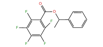 1-Phenylethyl pentafluorobenzoate